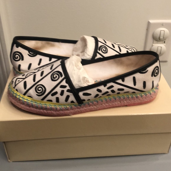 Sophia Webster flat espadrilles in box with dust bag size 38 (8) - Picture 2 of 5
